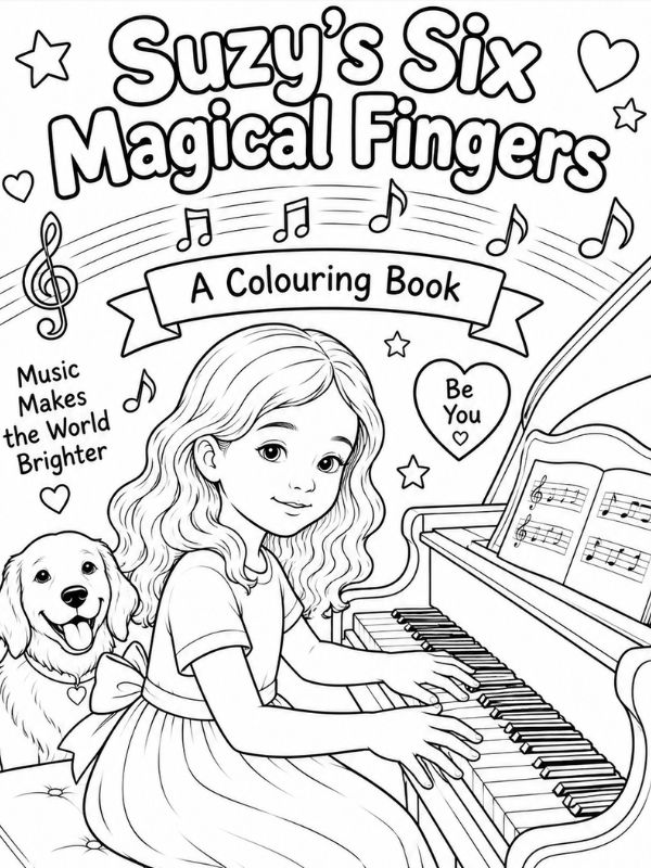 Suzy's Six Fingers Colouring Book PDF