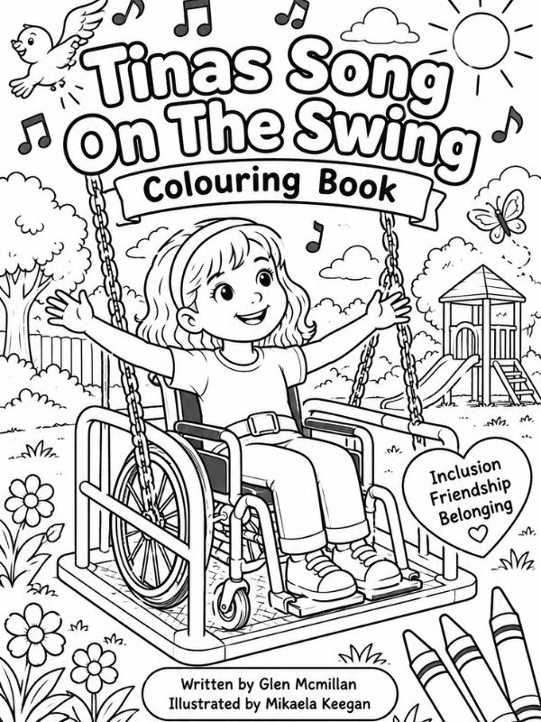 Tina's Song on the Swing Colouring Book PDF